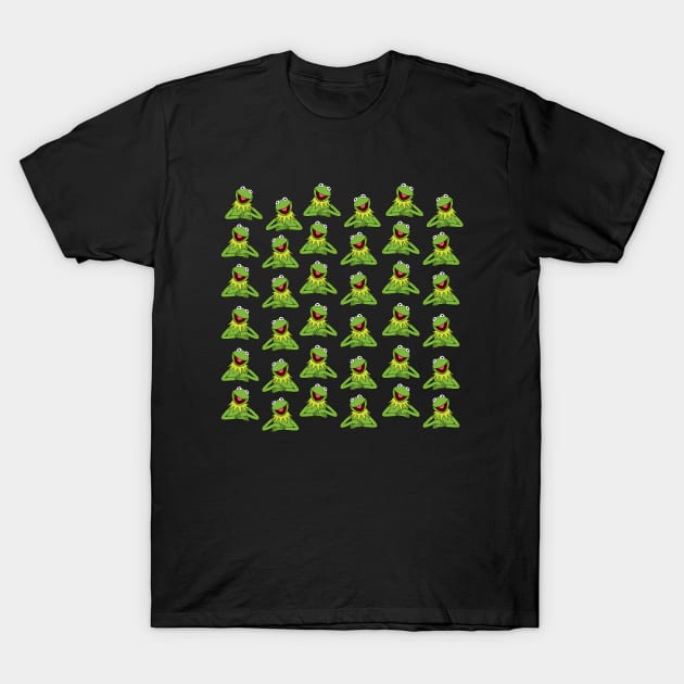 Kermit The Frog pattern T-Shirt by valentinahramov